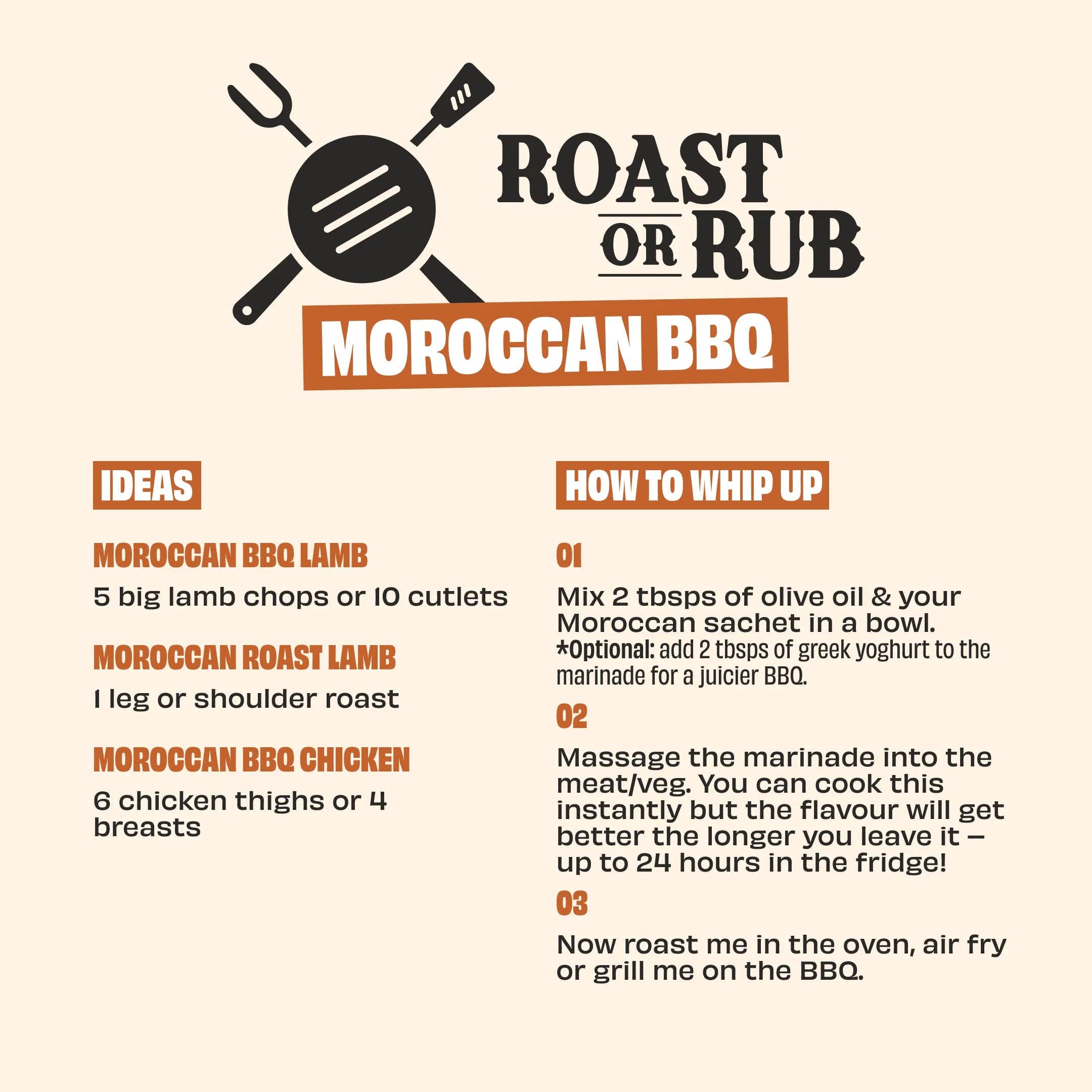 Mingle MOROCCAN BBQ RUB 25g
