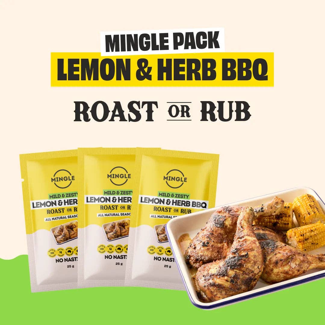 Mingle LEMON & HERB BBQ RUB 25g