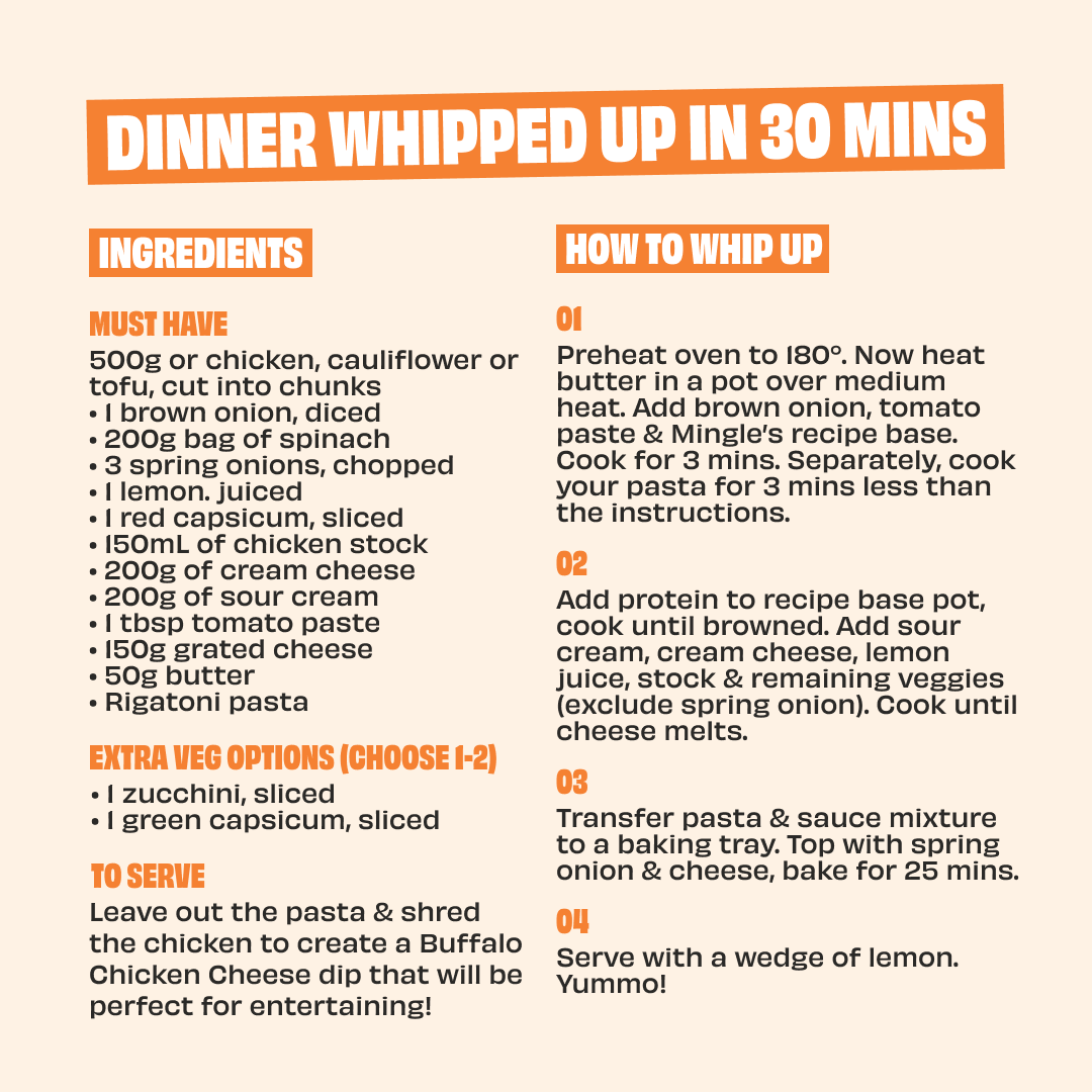Mingle Buffalo Chicken Bake 35g