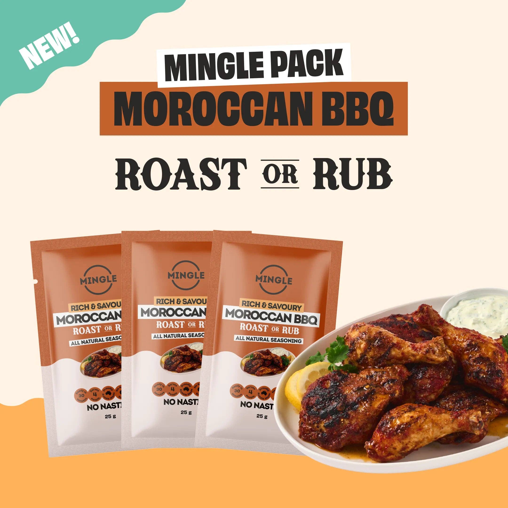 Mingle MOROCCAN BBQ RUB 25g