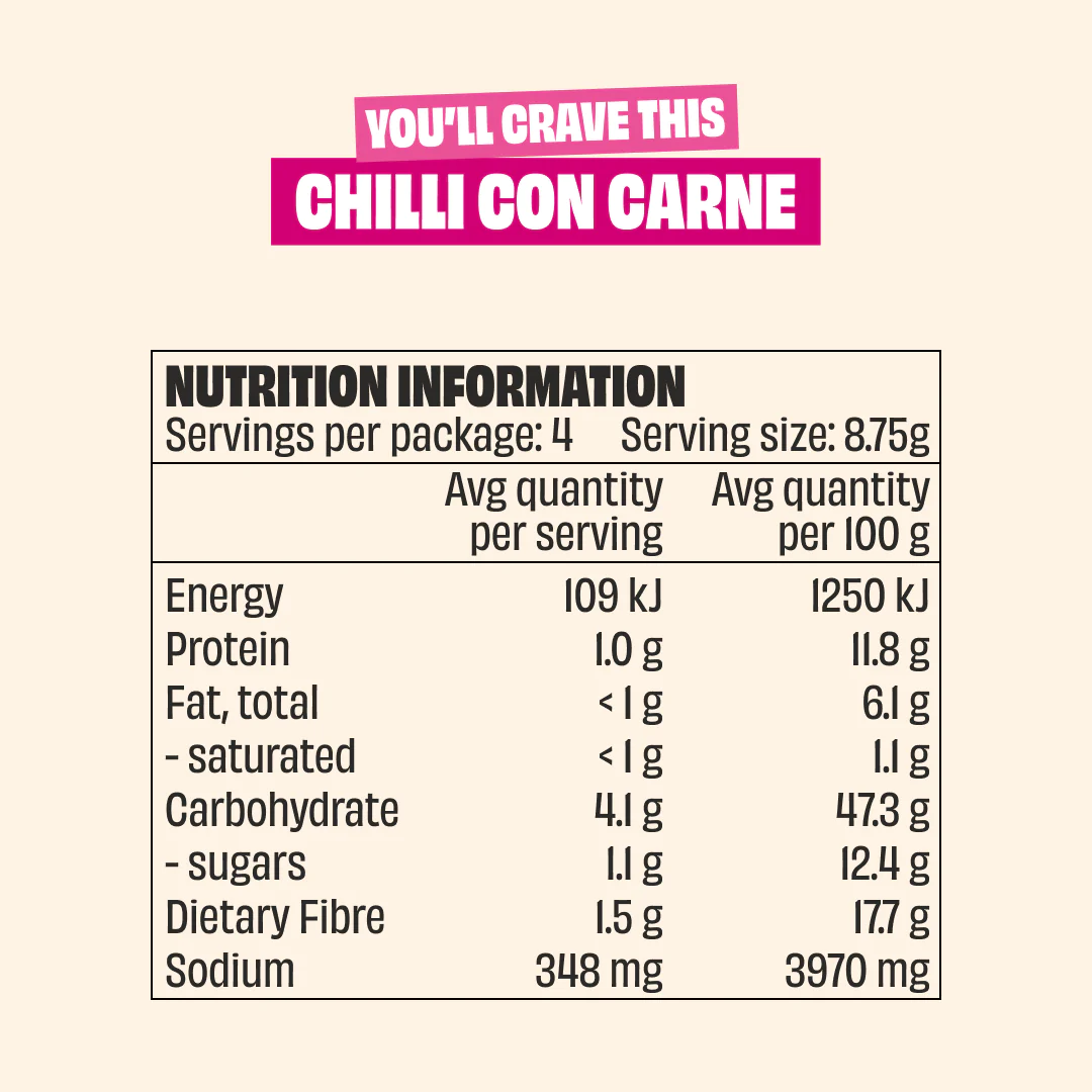 Mingle Chilli Con Carne 35g