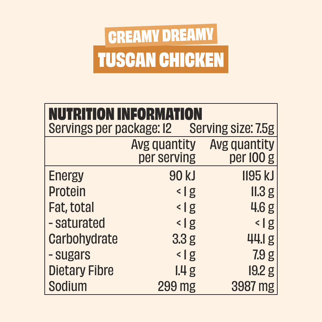 Mingle Tuscan Chicken Seasoning 90g