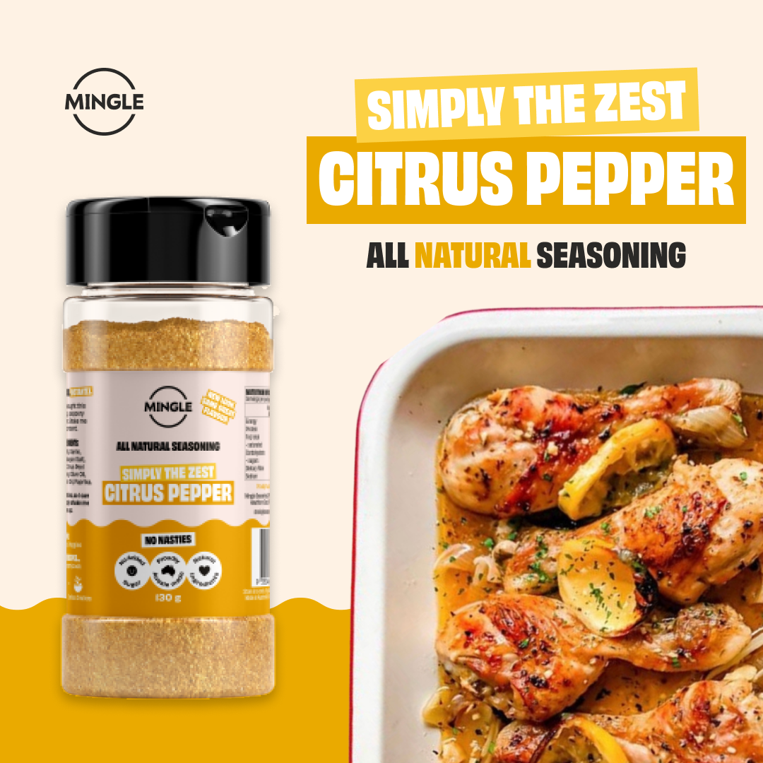Mingle CITRUS PEPPER SEASONING LARGE BOTTLE 130g
