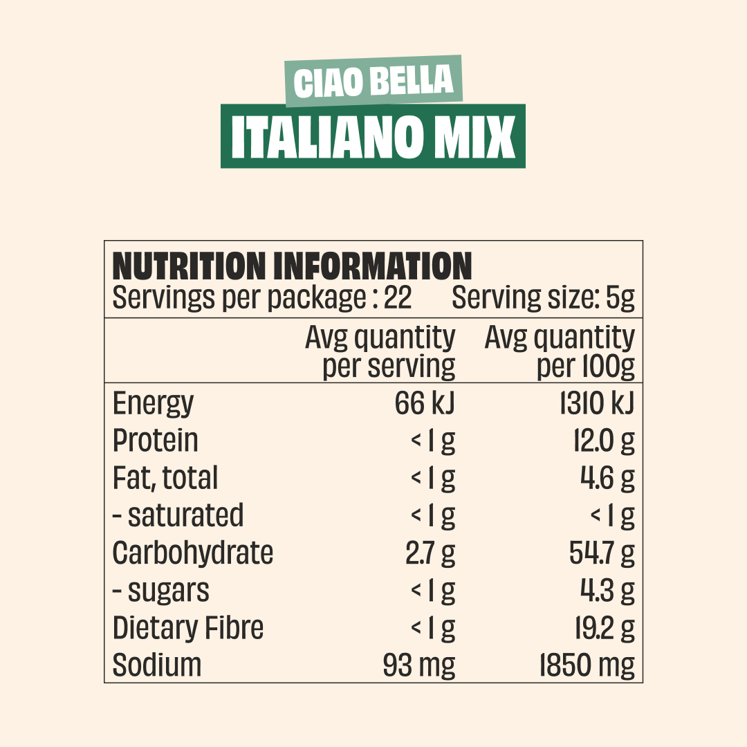 Mingle Italiano Mix Seasoning 100g