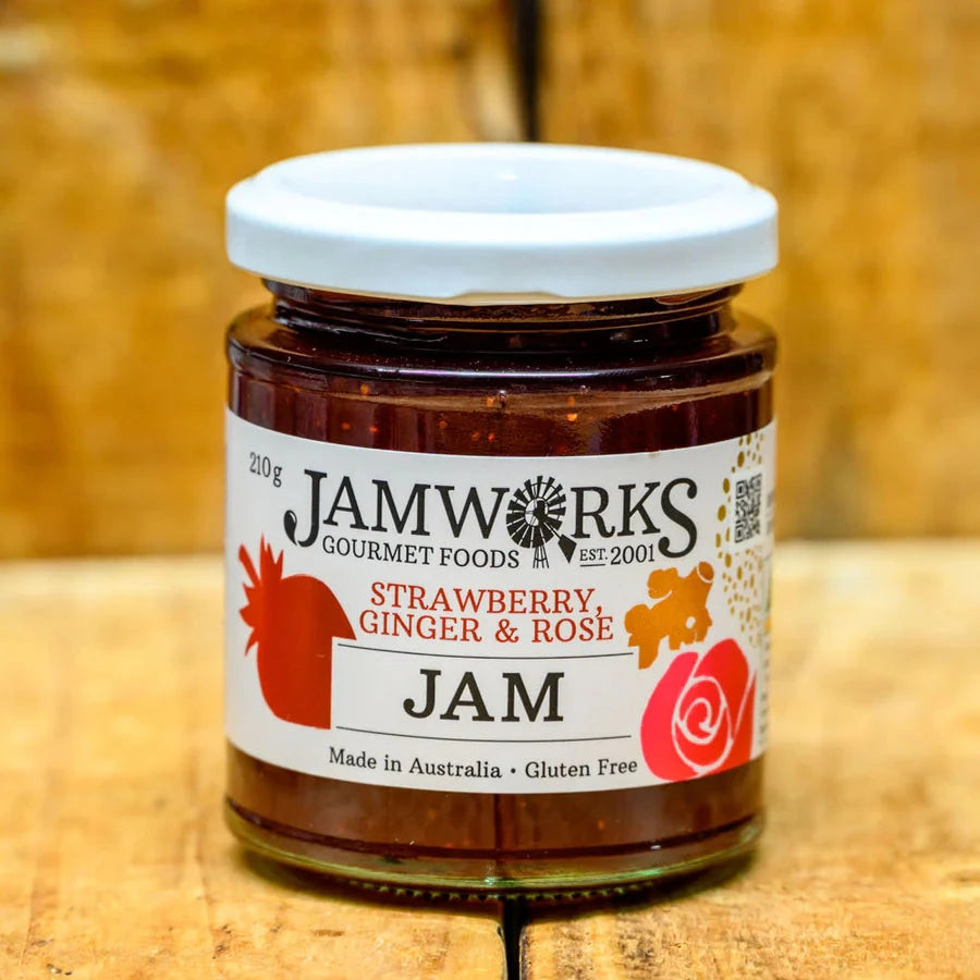 Jamworks - Strawberry, Ginger + Rose Jam