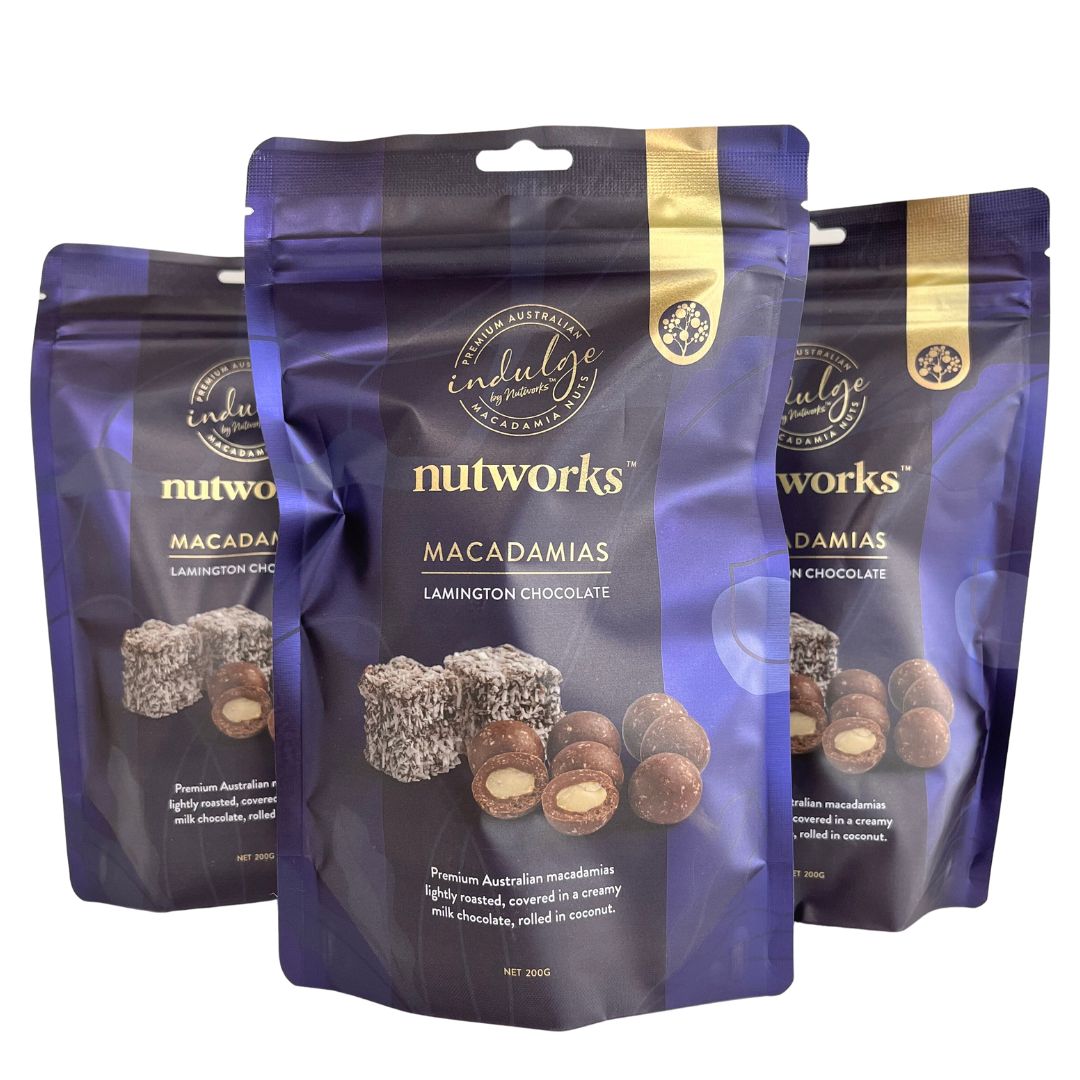 Macadamias - Lamington Chocolate 200g