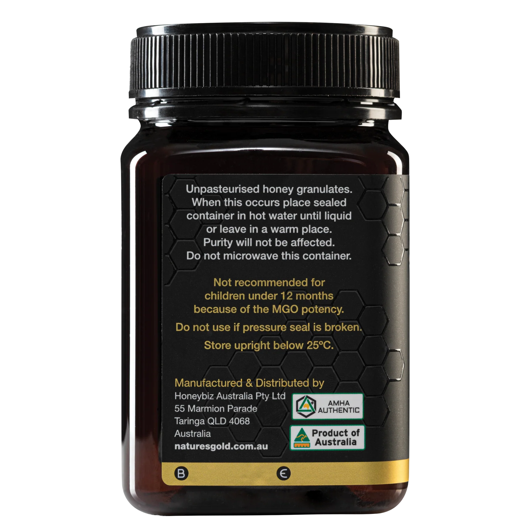 Manuka Honey MGO829 - 1kg - Nature's Gold