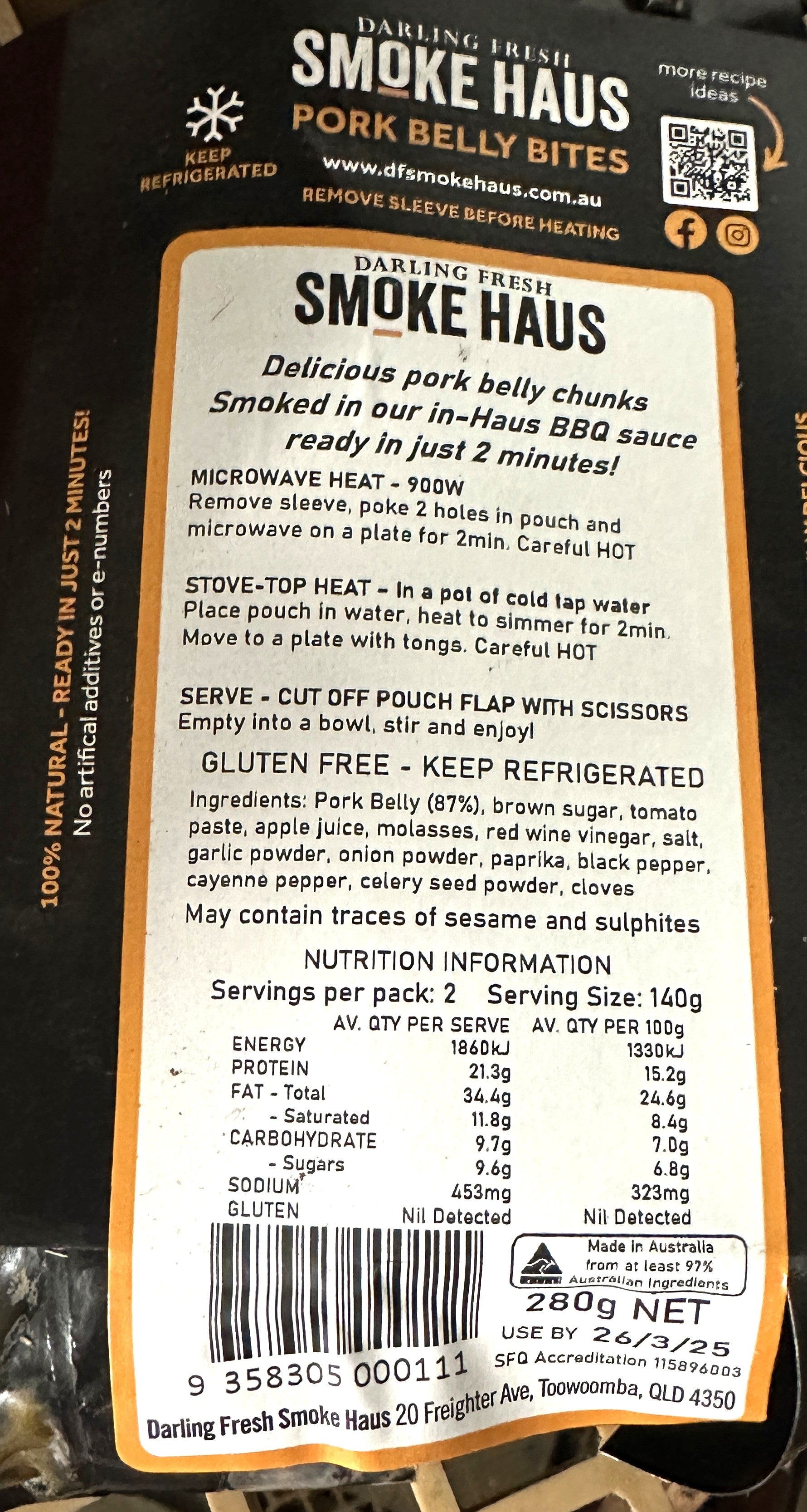 DF Smoke Haus - Pork Belly Bites