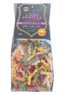 Artisan Pasta - 5 Veg Fusilli - Gluten FREE - 375g