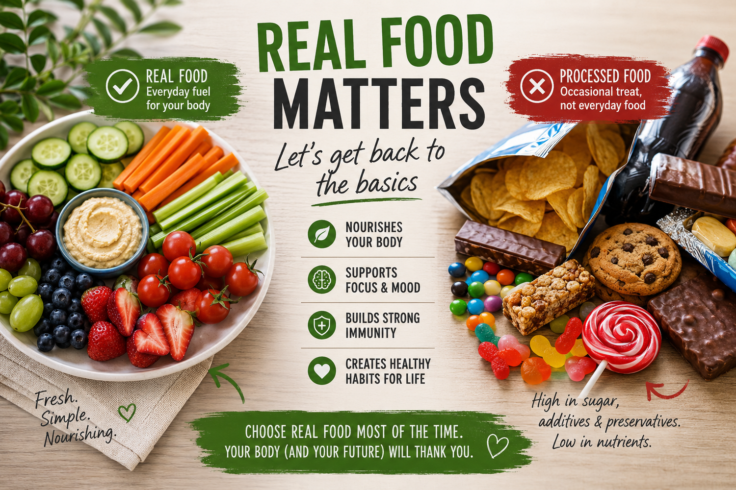Why Real Food Matters: Getting Back to Fresh, Whole Foods