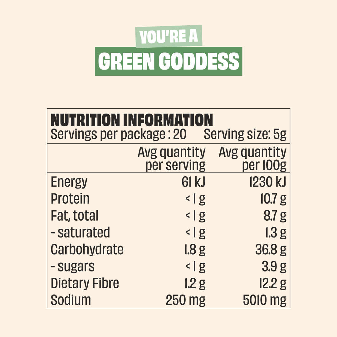 Mingle Green Goddess Seasoning 100g