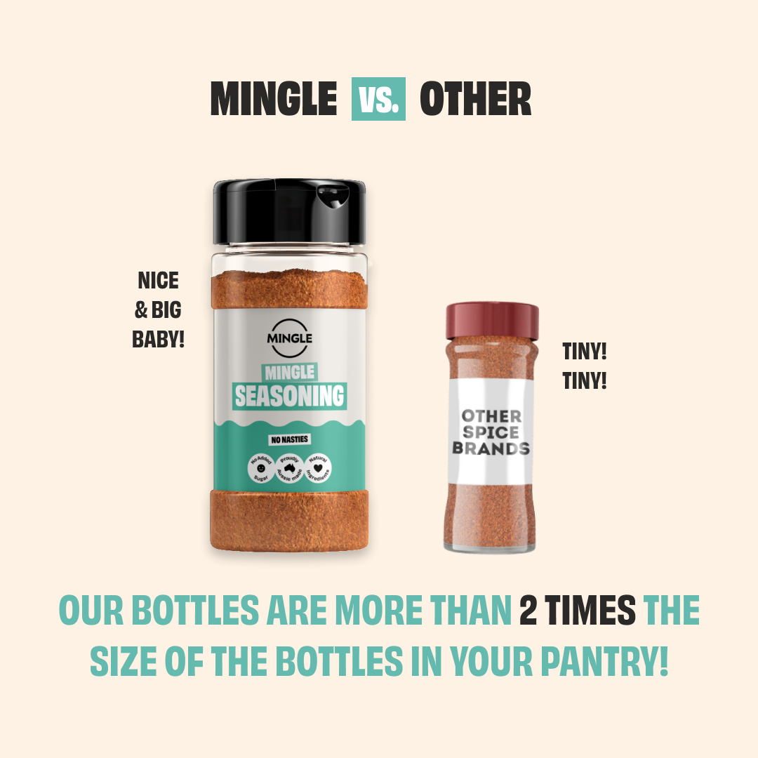 Mingle CITRUS PEPPER SEASONING LARGE BOTTLE 130g