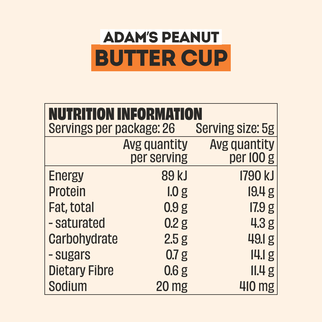 Mingle ADAM'S PEANUT BUTTER CUP SWEET TOPPER