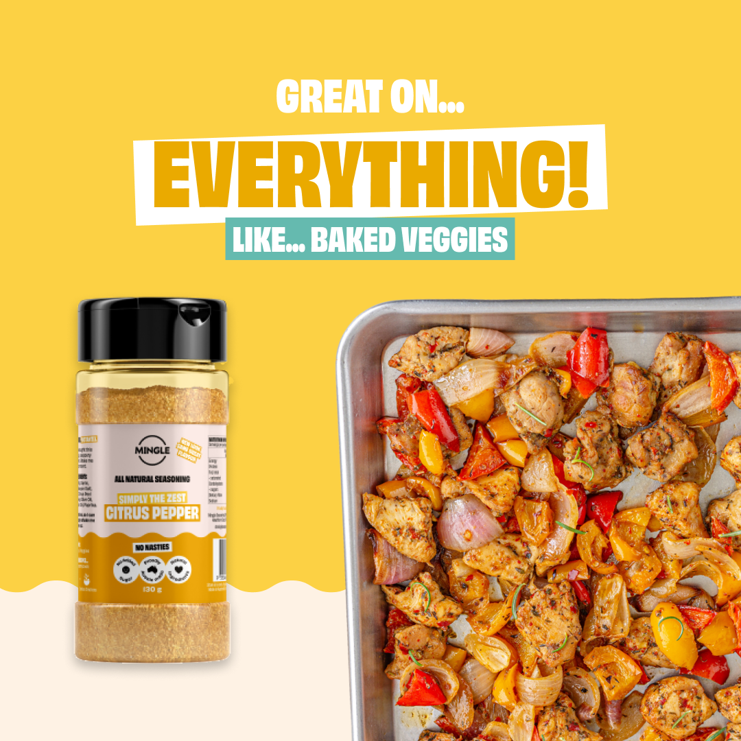 Mingle CITRUS PEPPER SEASONING LARGE BOTTLE 130g