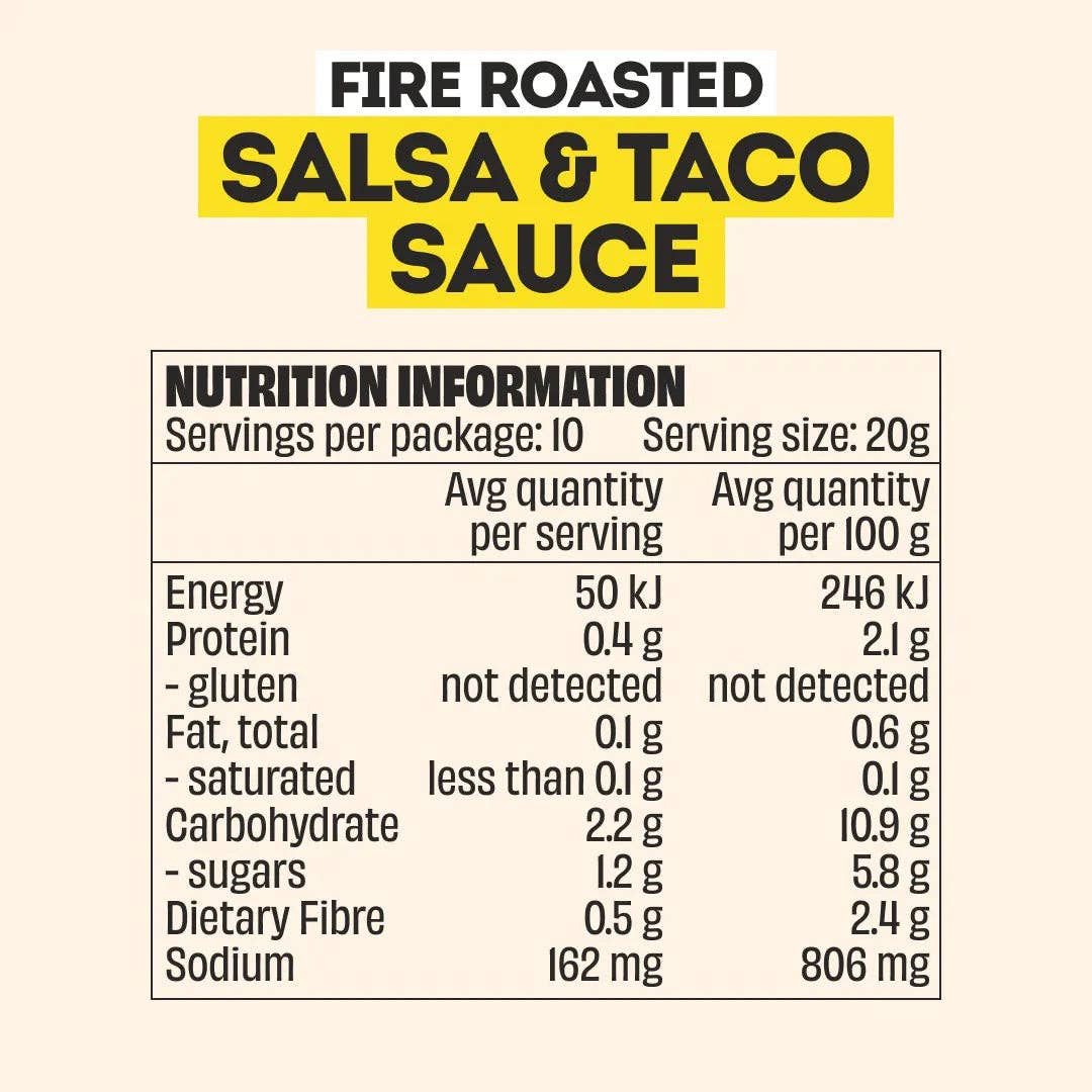 Mingle FIRE ROASTED SALSA & TACO SAUCE
