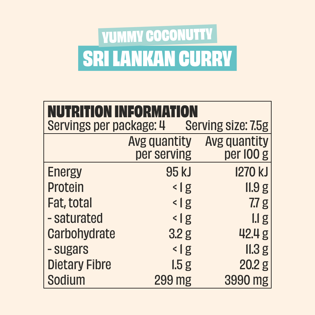 Mingle Sri Lankan Curry 30g