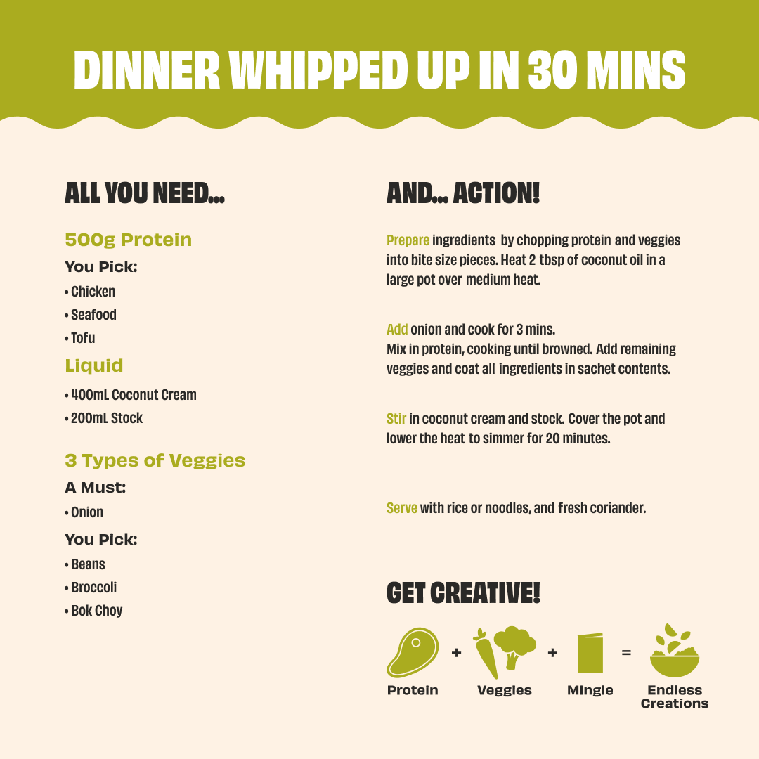 Mingle Green Curry 30g