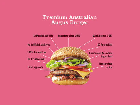 Four Daughters - Premium Australian Angus Burger - 10 Patty's