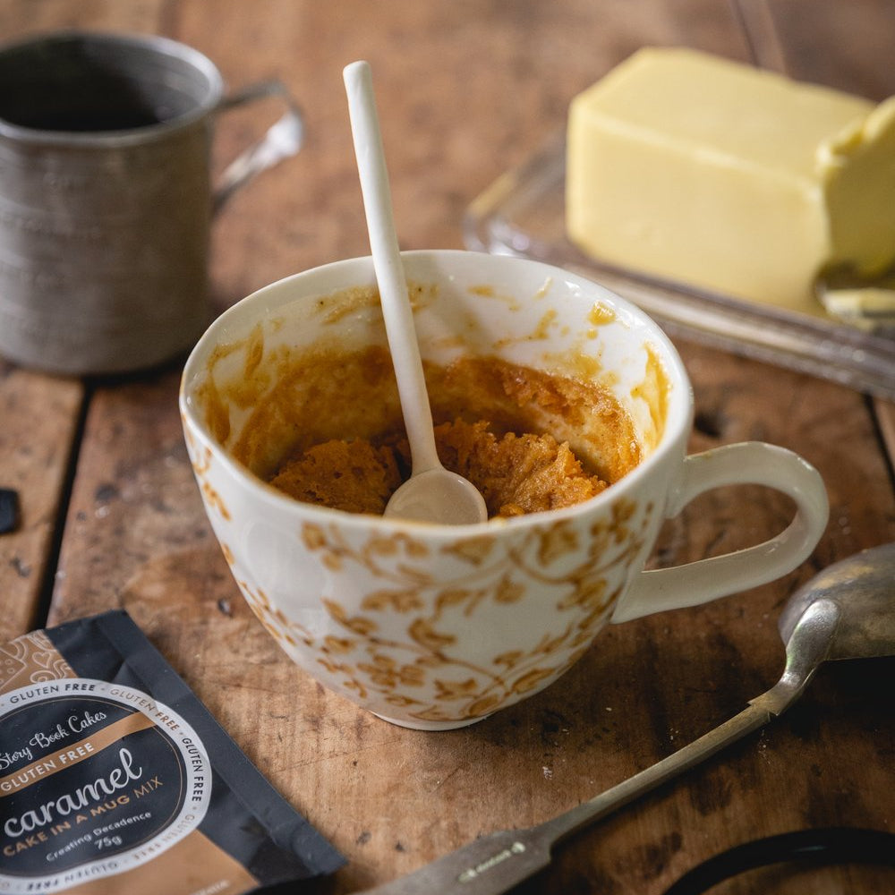 Story Book Cakes -Gluten-Free Caramel Mud Cake in a Mug 75g