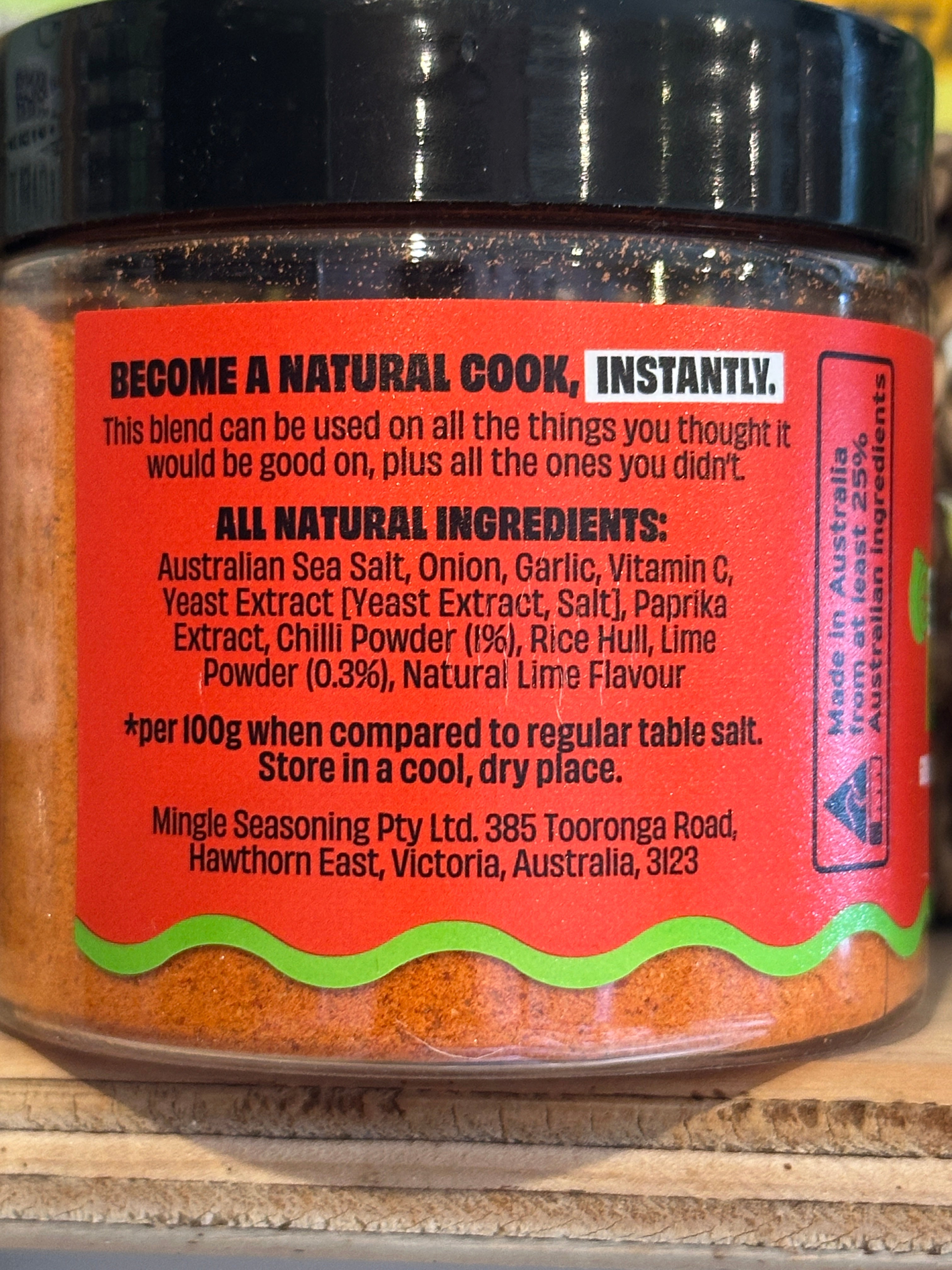 Mingle Chilli Lime Umami Seasoned Salt 110g