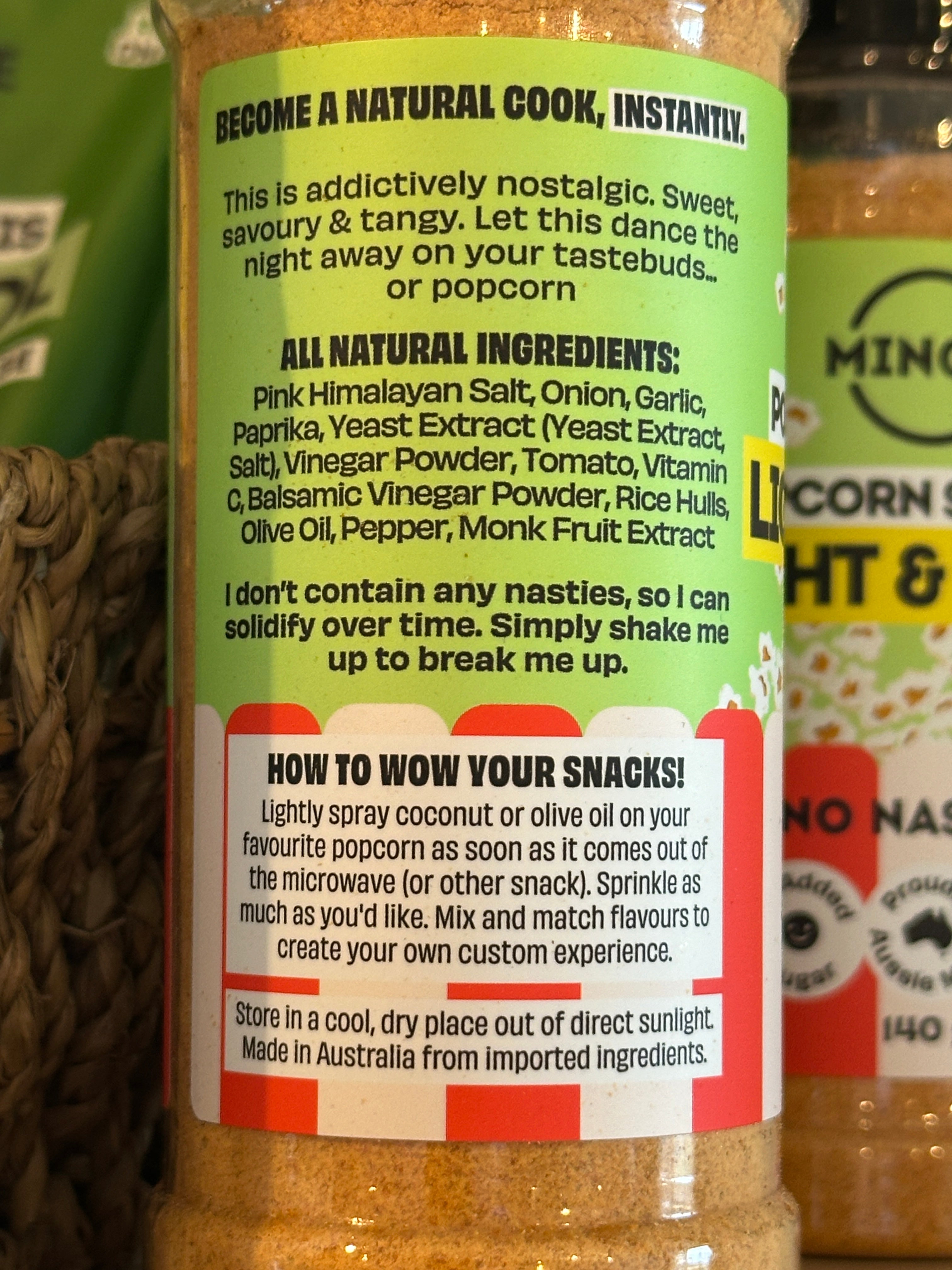 Mingle Light & Tangy Popcorn Seasoning 140g