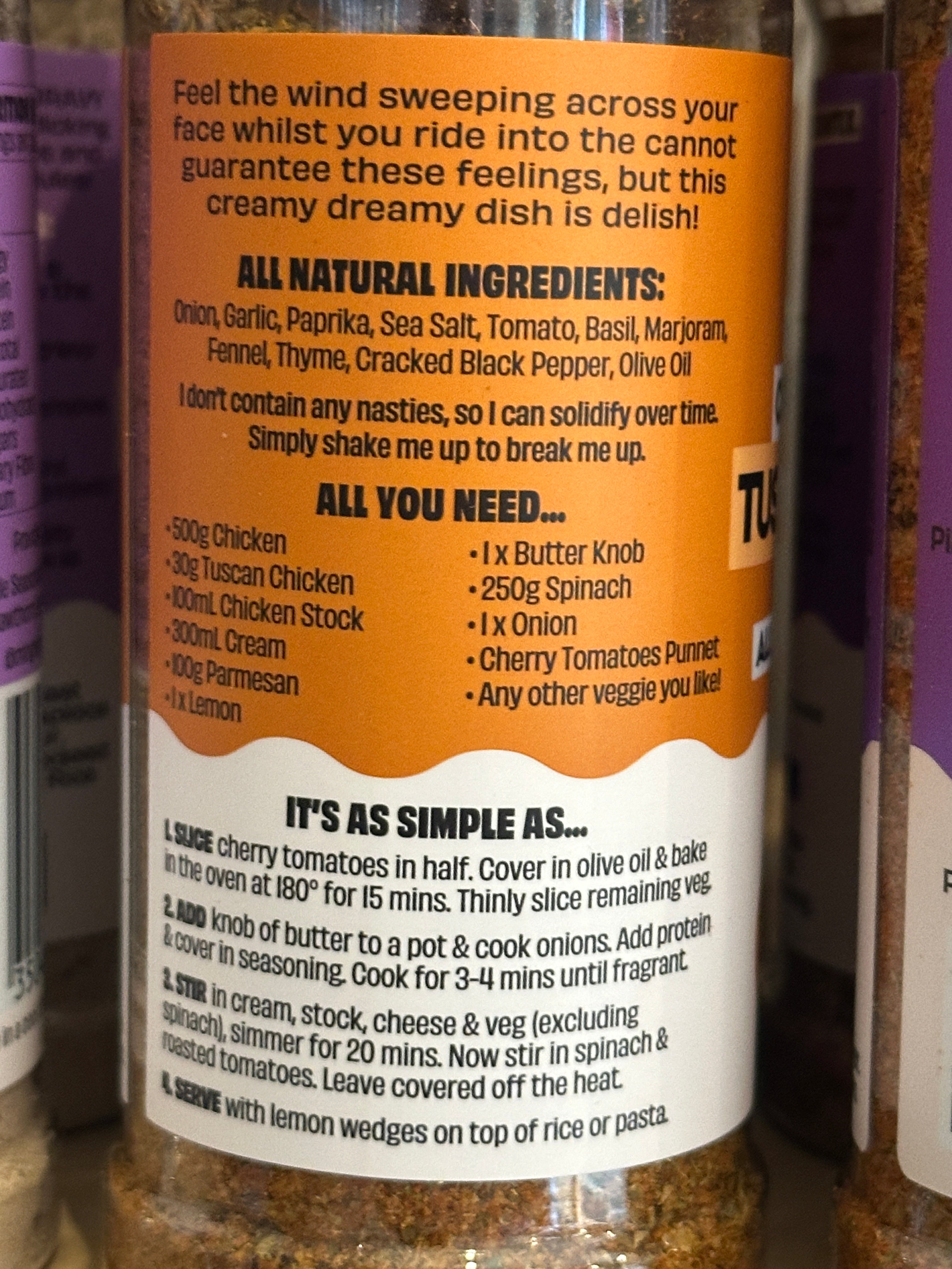 Mingle Tuscan Chicken Seasoning 90g