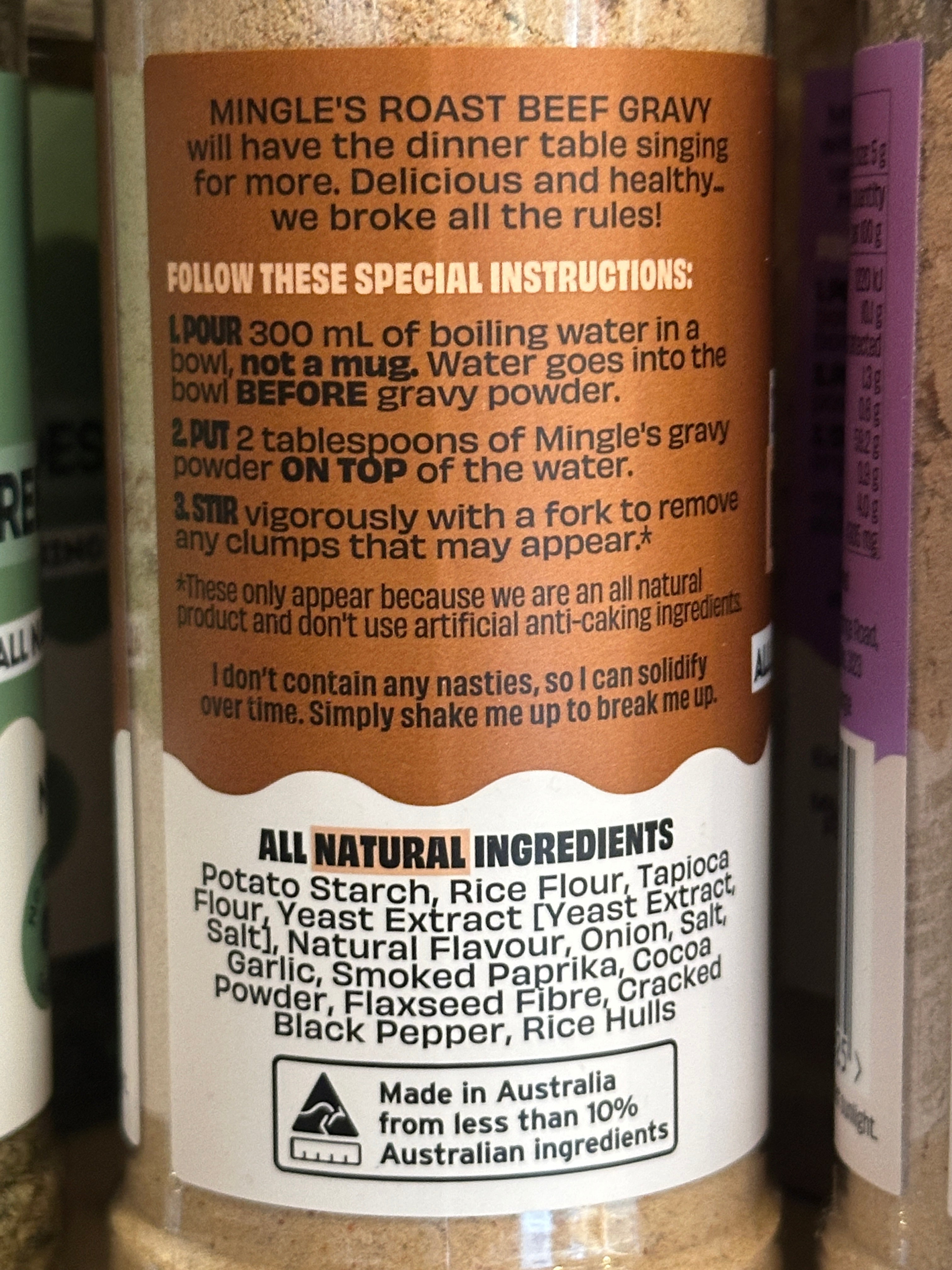 Mingle ROAST BEEF GRAVY GIANT BOTTLE 120g