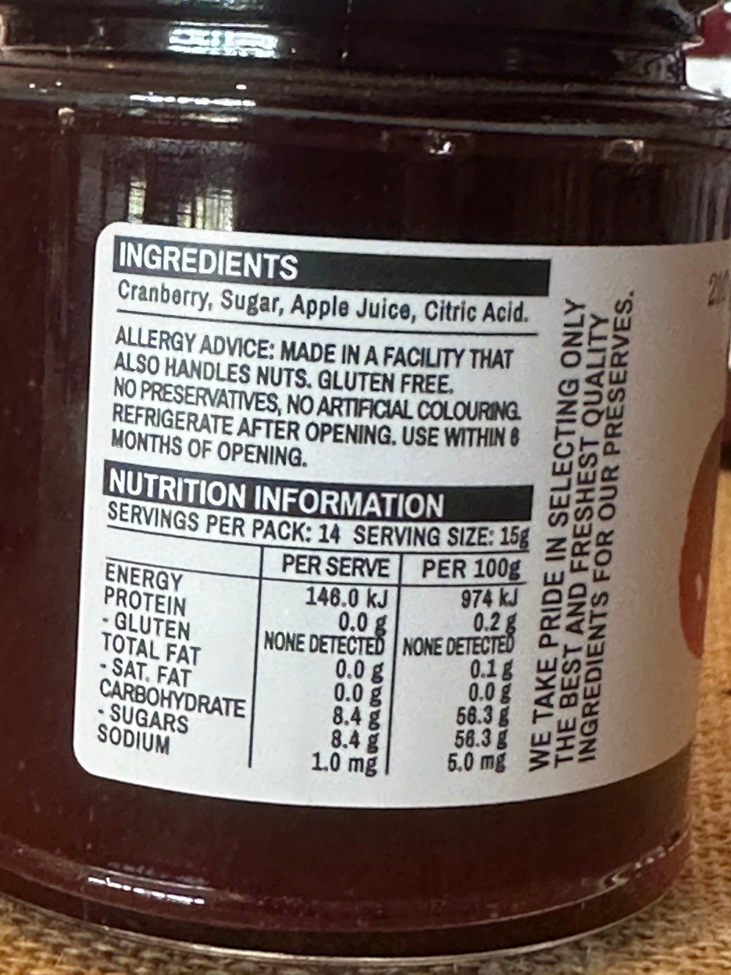 Jamworks - Cranberry Sauce