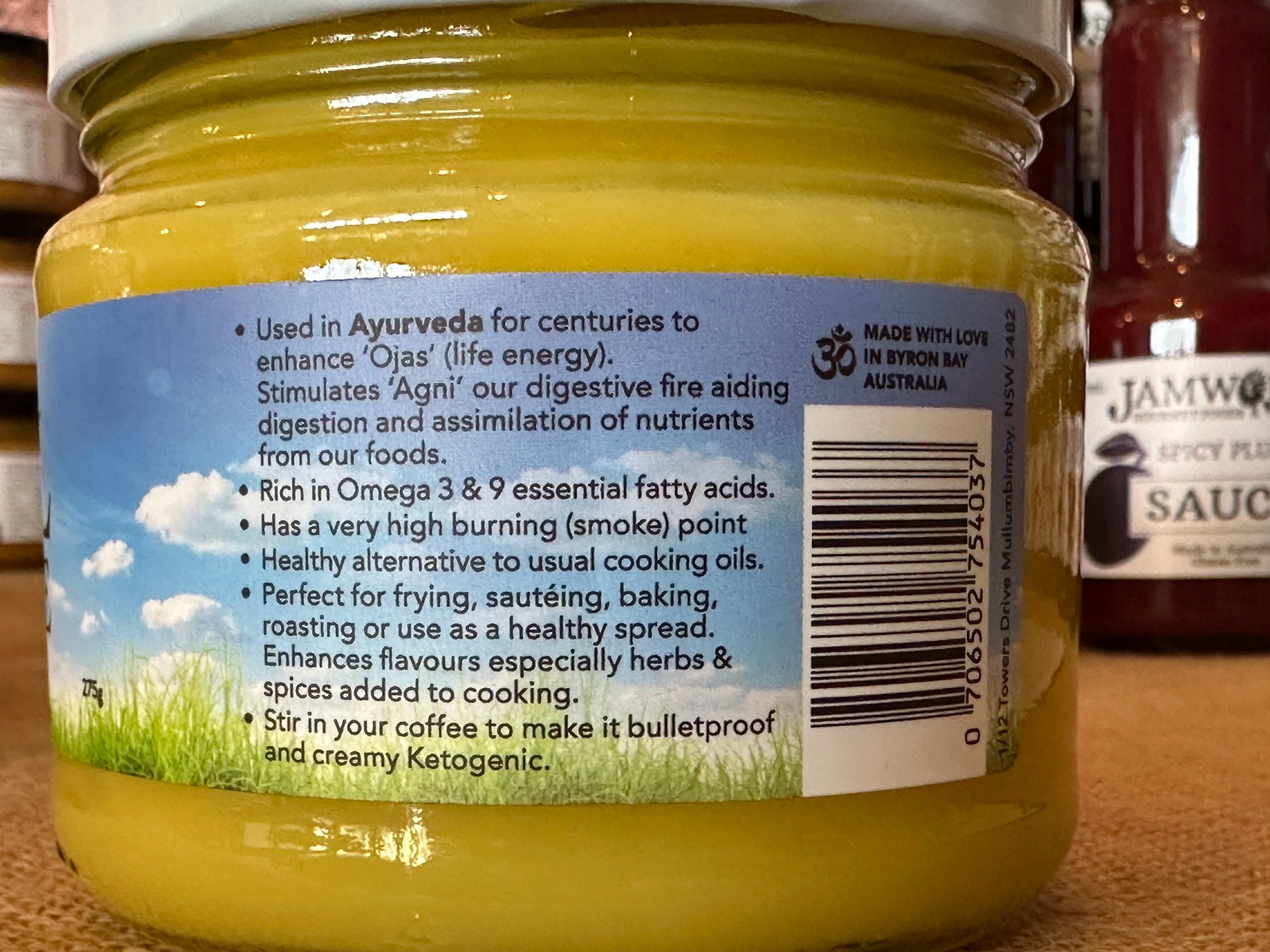 Sol Ghee, Grass Fed: 275g