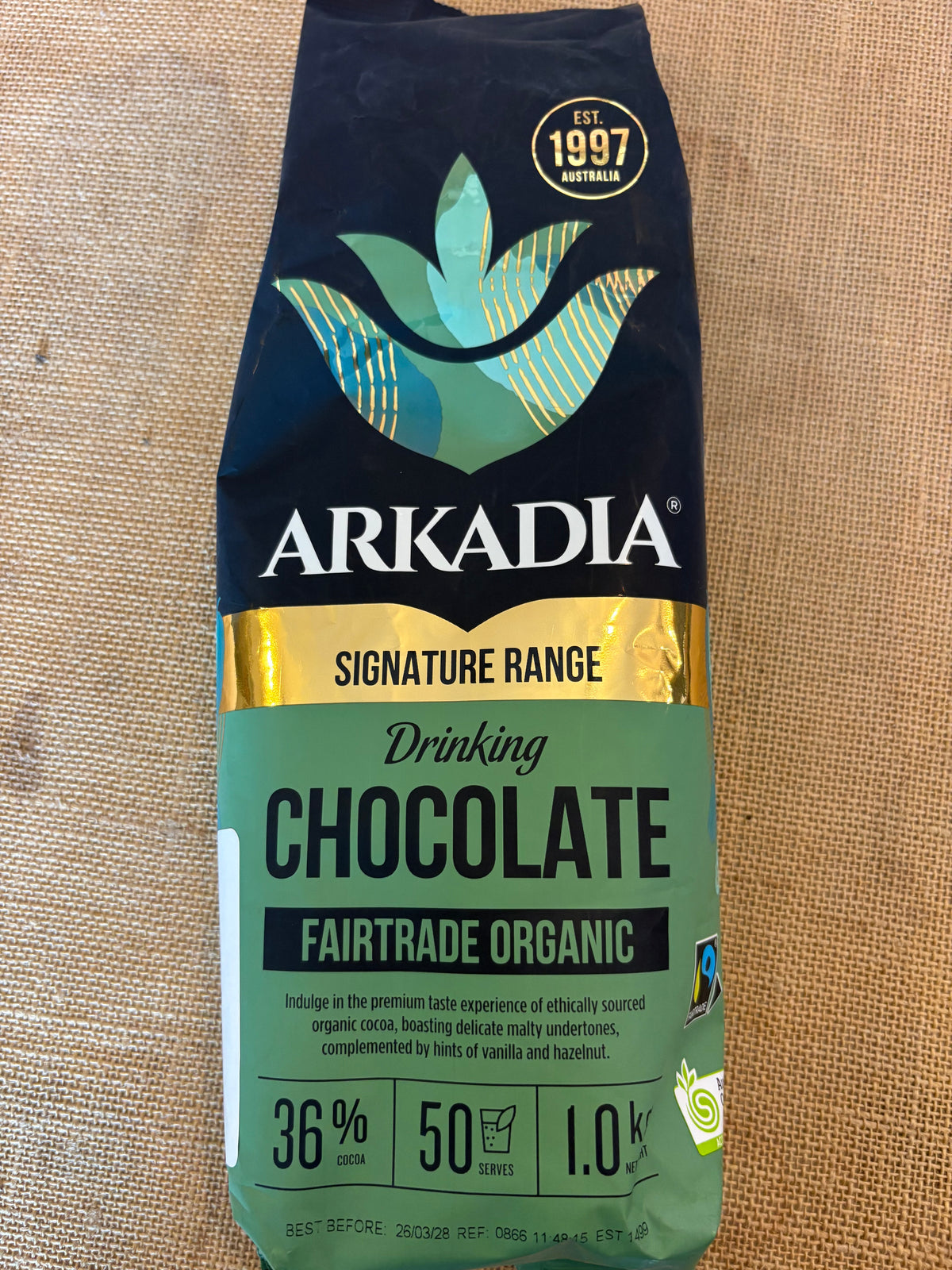 Drinking Chocolate -  Arkadia Organic - 1kg