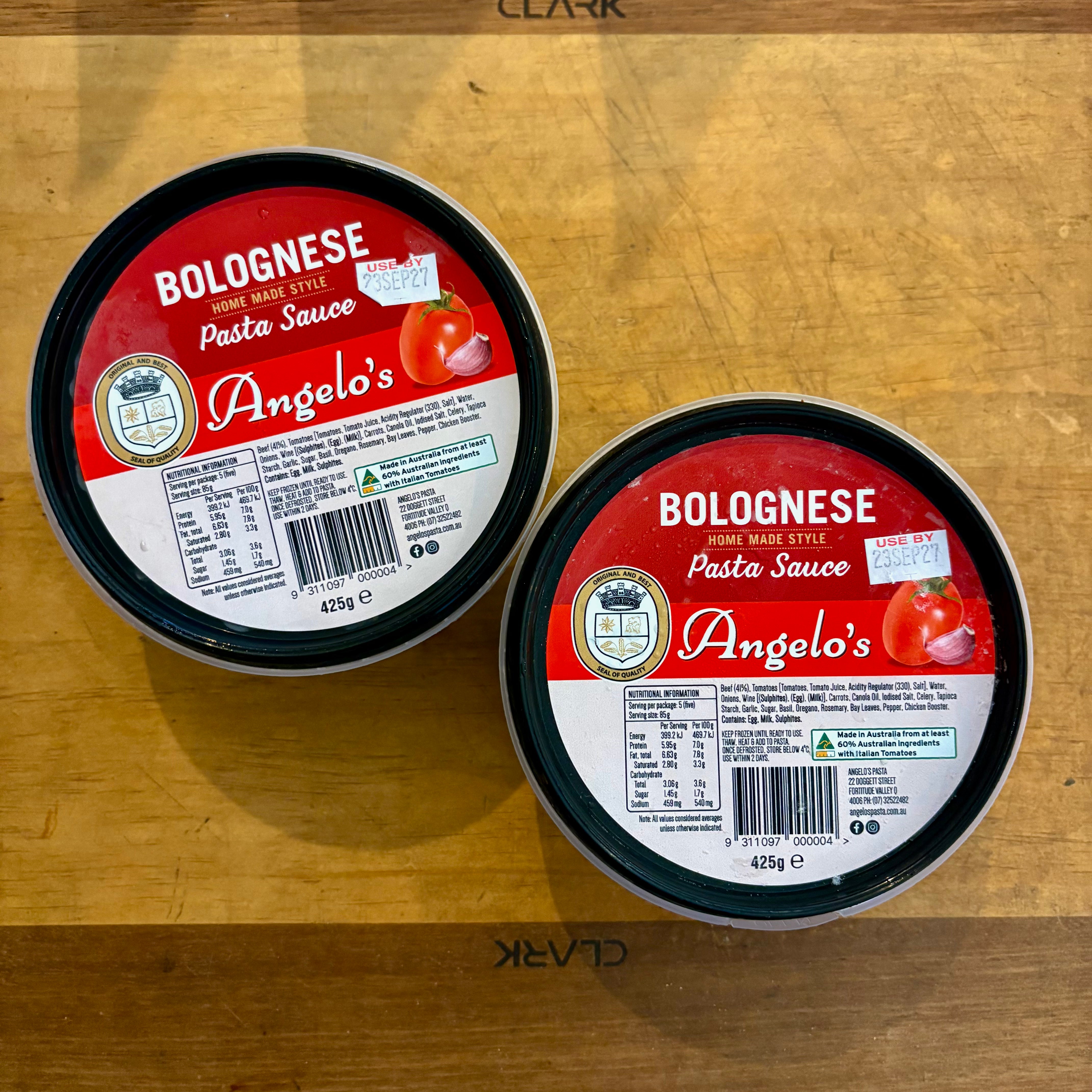 Angelo’s  - Bolognese Sauce 425g