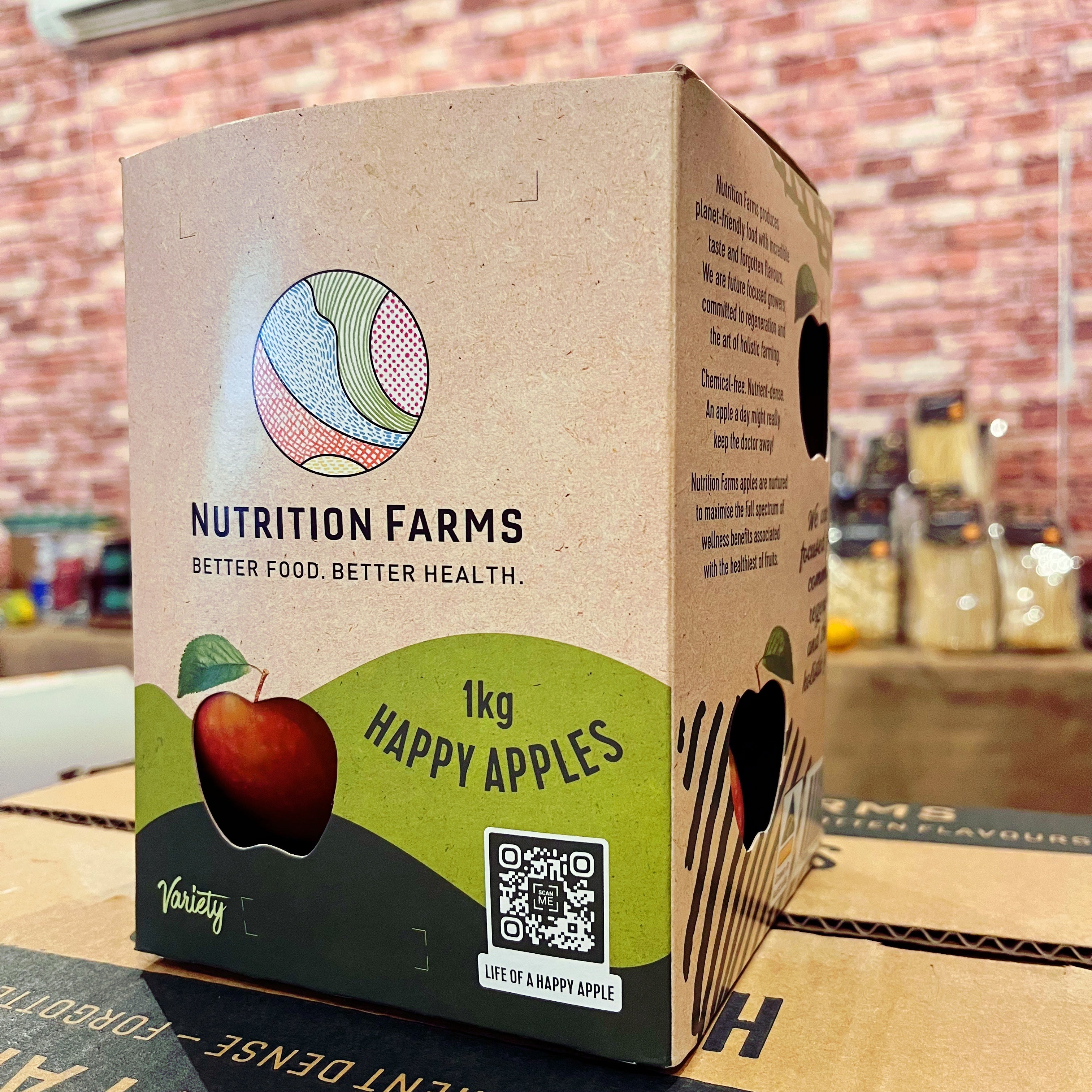 Nutrition Farms Happy Apples - Granny Smith - 1Kg