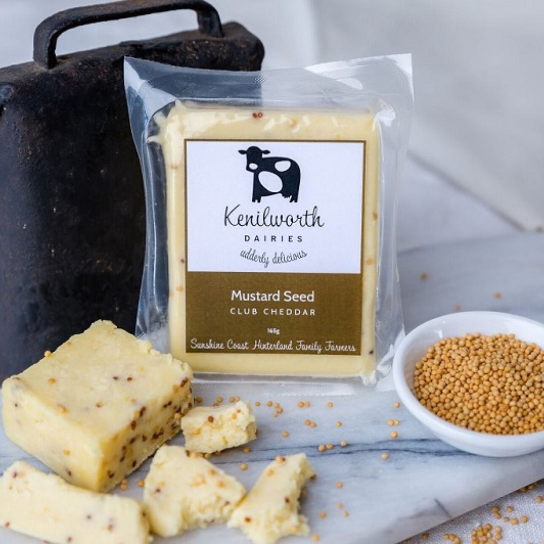 Kenilworth Dairies - Mustard Seed- Club Cheddars - 165g