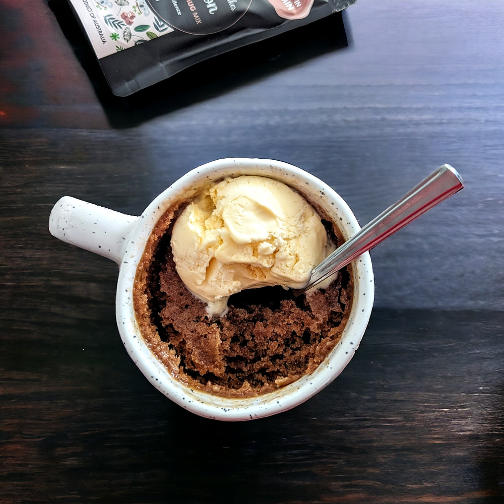 Story Book Cakes -Lamington Mud Cake in a Mug 80g