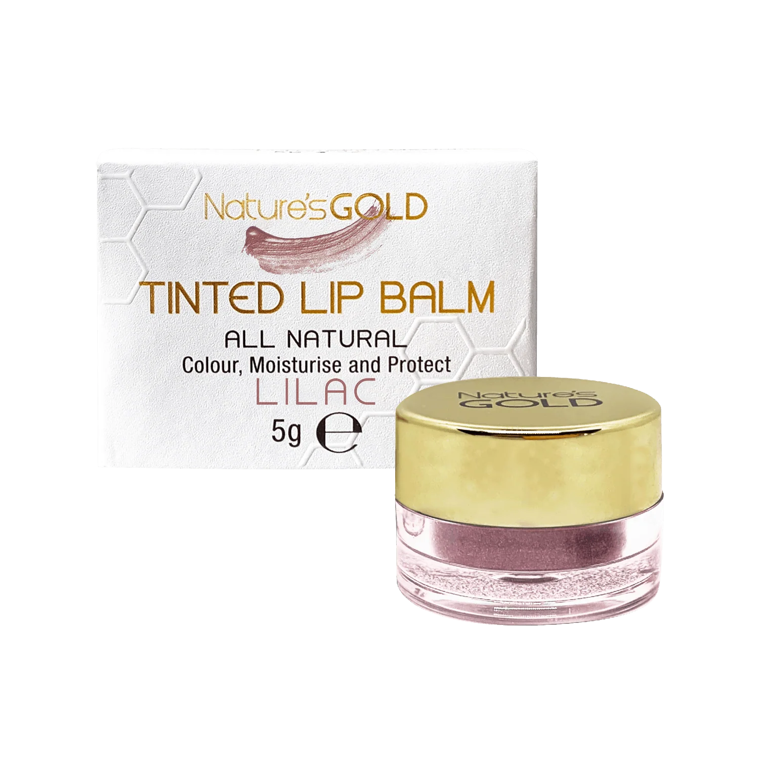 Manuka Honey Lip Balm - Lilac - Nature's Gold