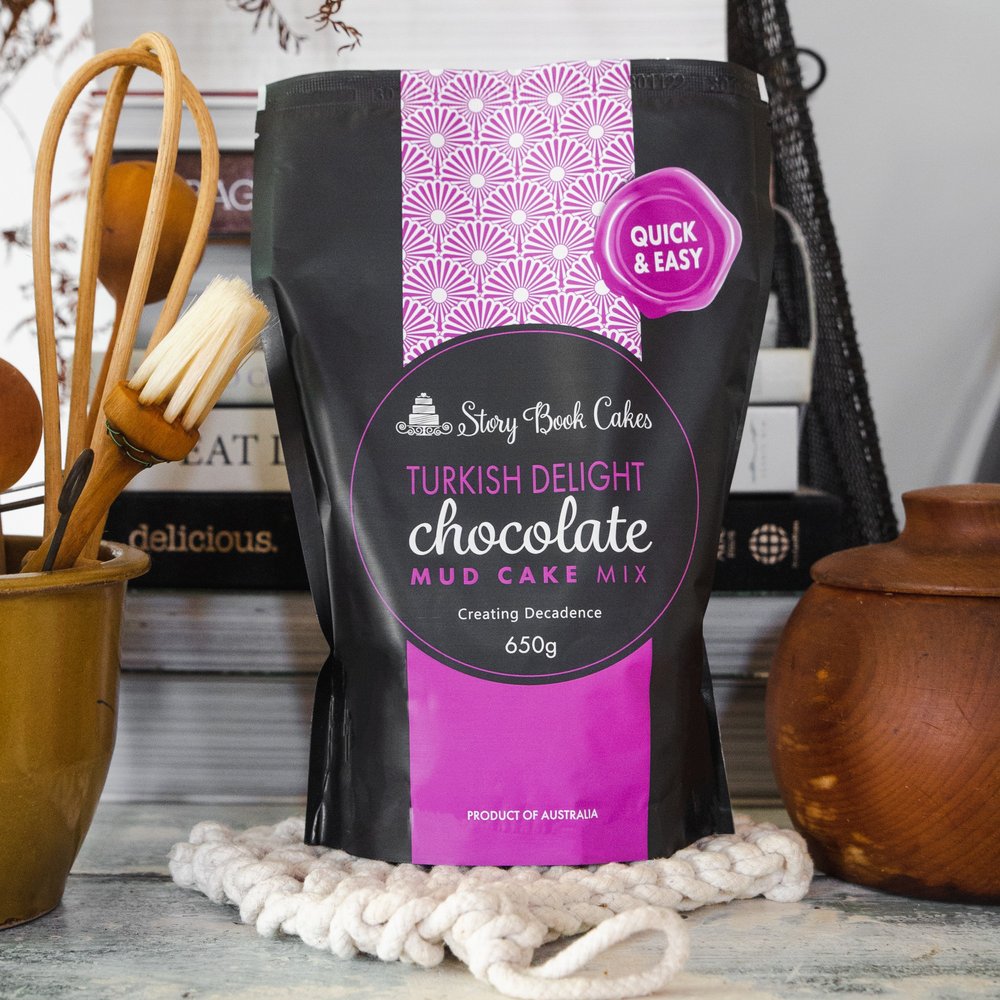 Story Book Cakes - Turkish Delight Mud Cake Mix 650g