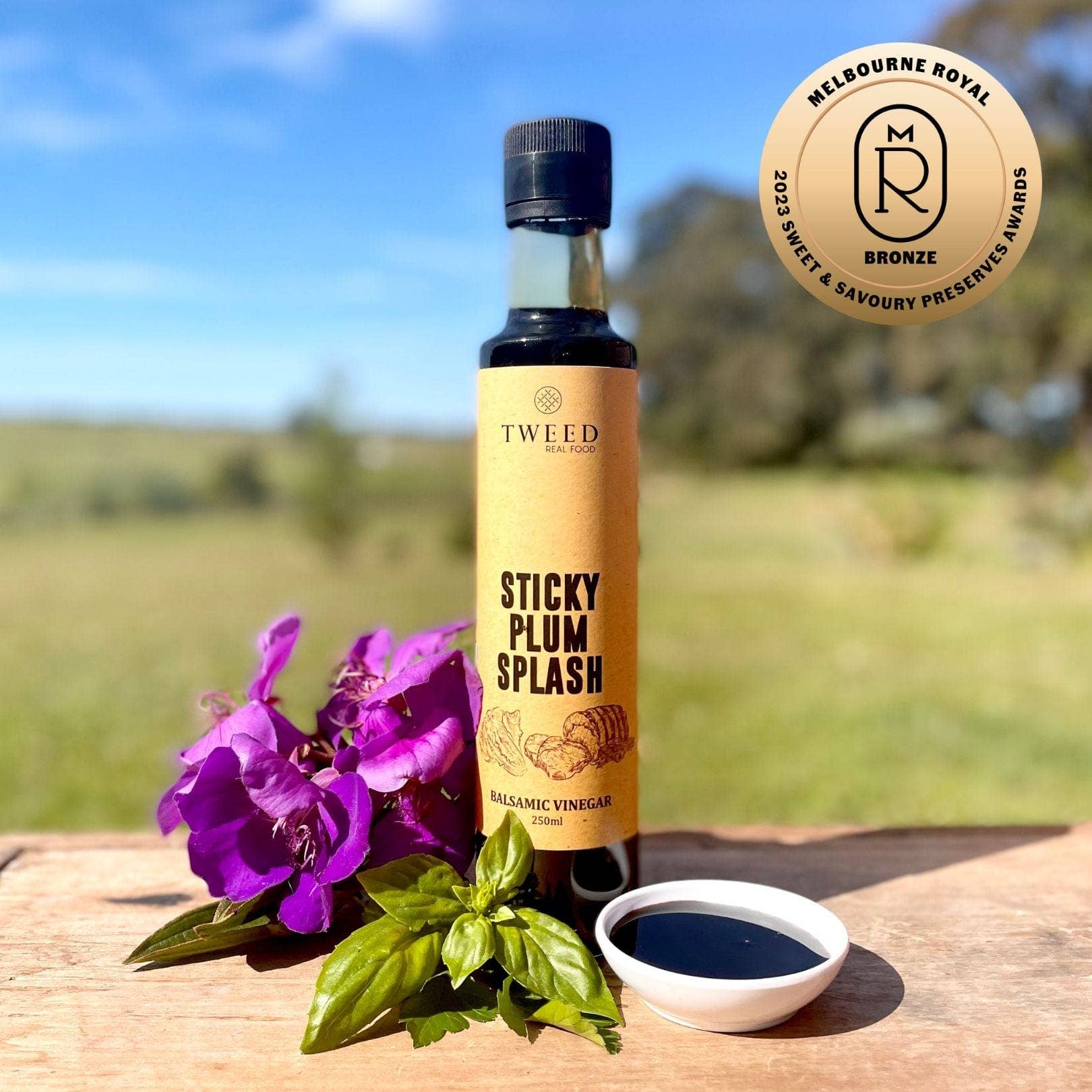 Tweed Real Food - Sticky Plum Splash Balsamic Vinegar - Limited Edition 250ml