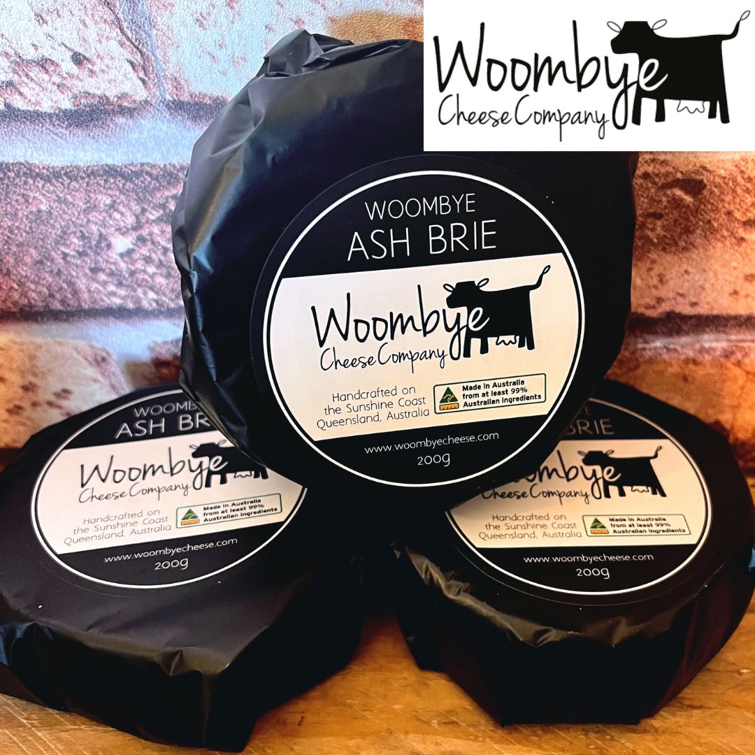 Woombye Cheese - Ash Brie - 200g