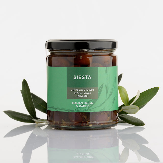 Coolbardie Olives - Marinated Olives - SIESTA