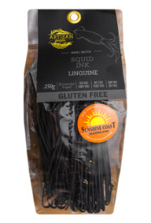 Artisan Pasta - Squid Ink Linguine - Gluten FREE - 250g
