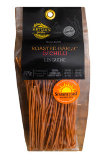 Artisan Pasta - Roasted Garlic & Chilli Linguine - 375g