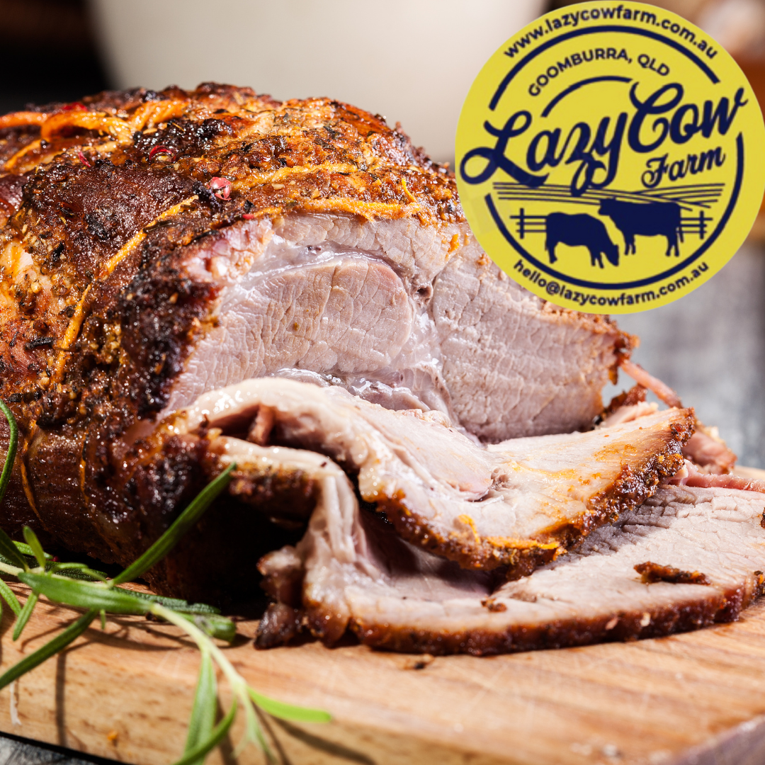 Lazy Cow Farm Pork Shoulder Rolled Roast 1.4Kg