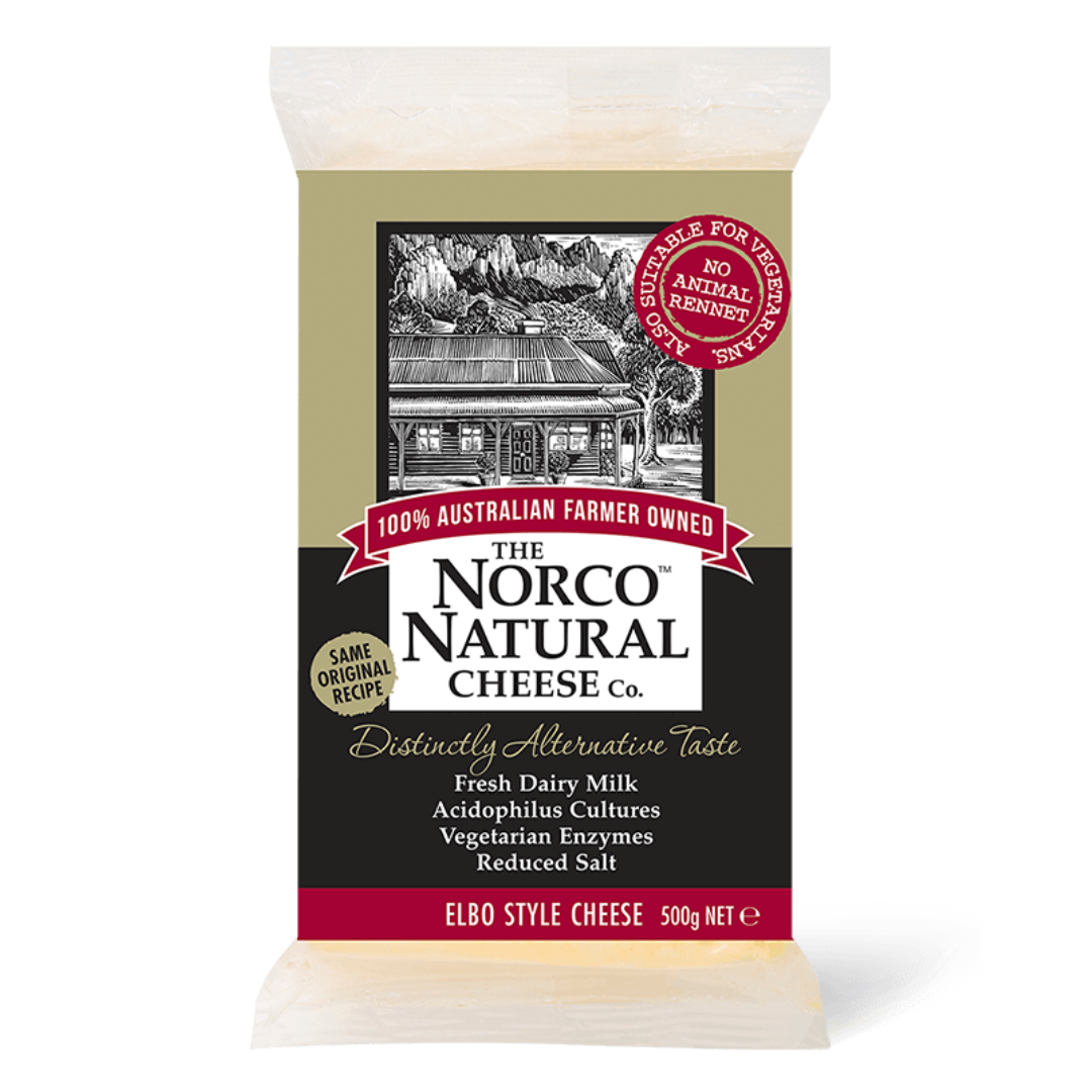 Norco Natural Elbo Style Cheese Block - 500g